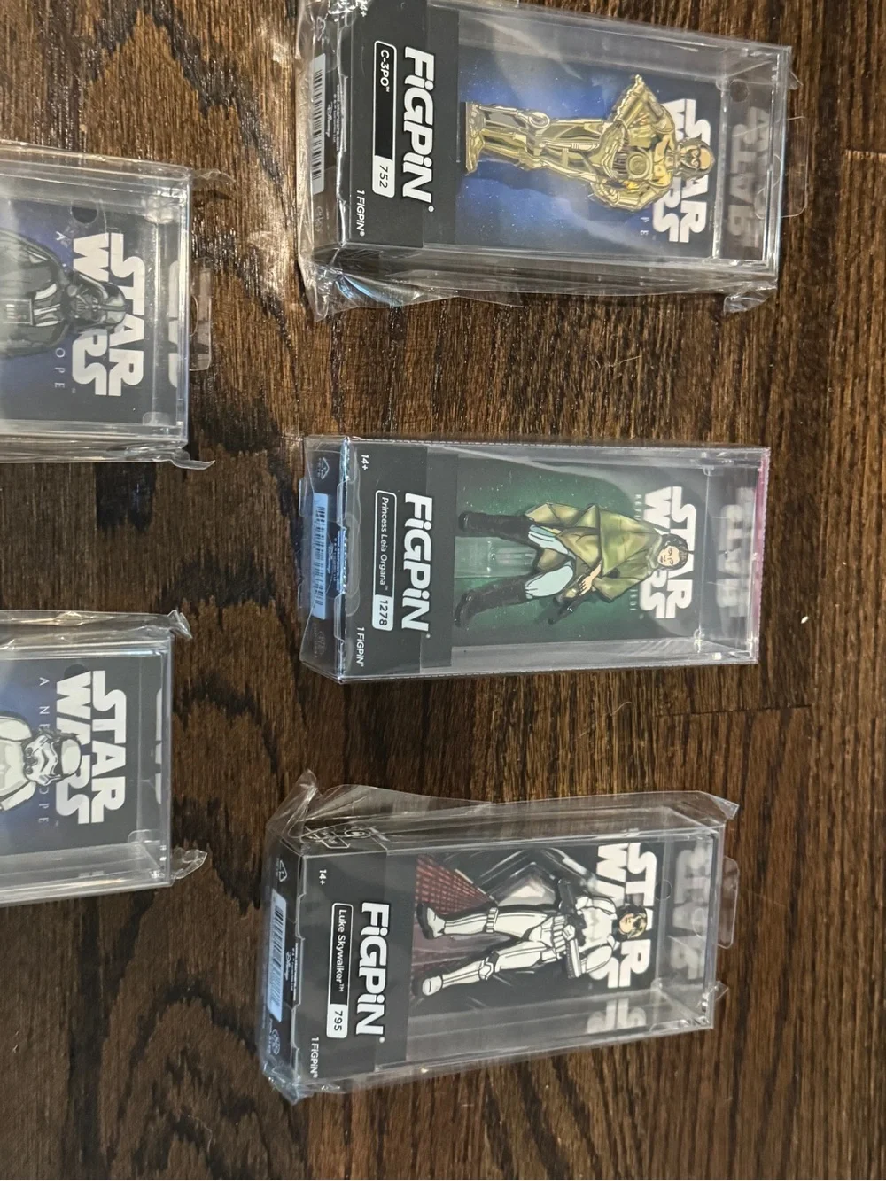 Figpin Star Wars Pin Set of Five New